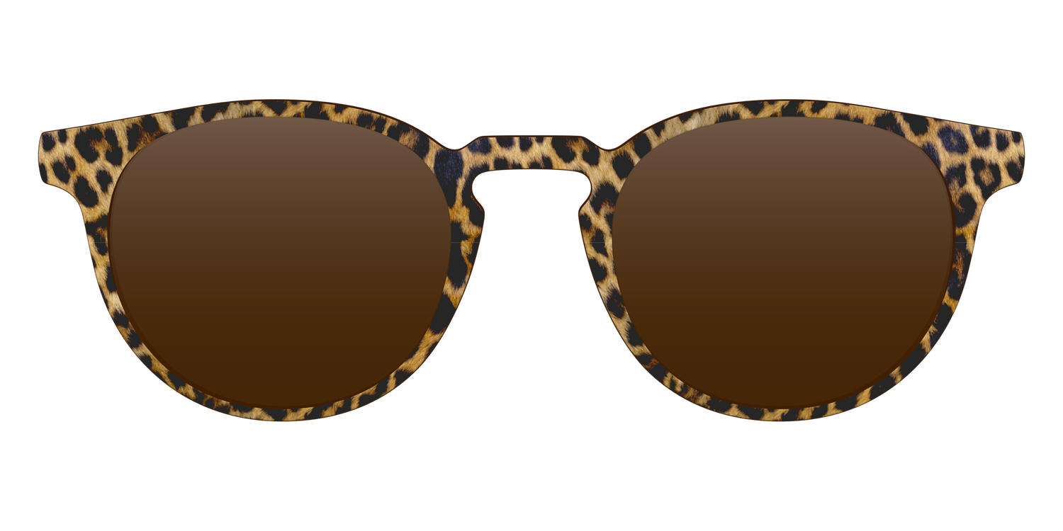 The Polarized Cheetah Spots Sun Top - Front Top Image - Pair Eyewear