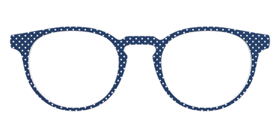 The Navy Pin Dot - Front Top Thumbnail - Pair Eyewear