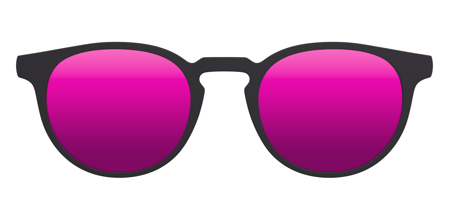 The Polarized Pink Reflective Sun Top - Front Top Image - Pair Eyewear