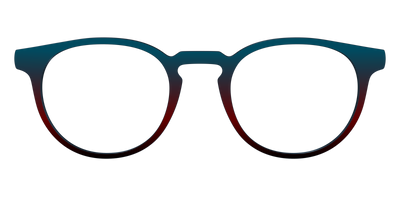 The Teal to Espresso Gradient - Front Top Thumbnail - Pair Eyewear