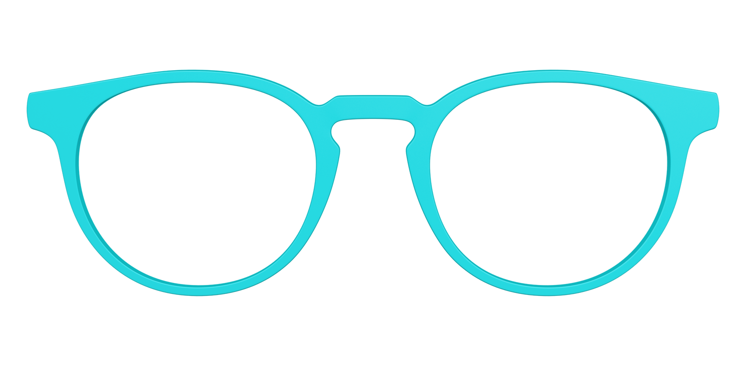 The Turquoise - Front Top Image - Pair Eyewear
