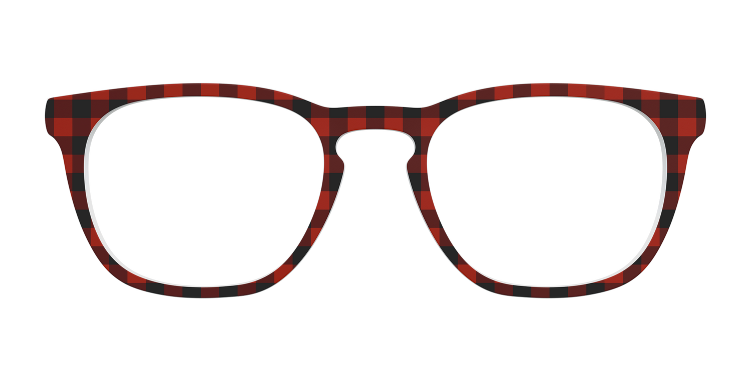 The Buffalo Plaid - Front Top Image - Pair Eyewear