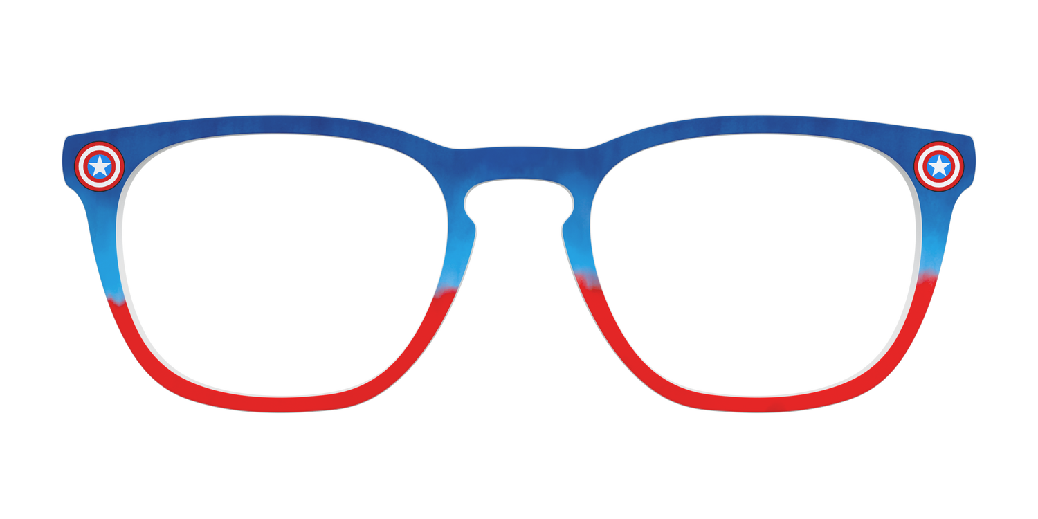 The Captain America Shield - Front Top Image - Pair Eyewear