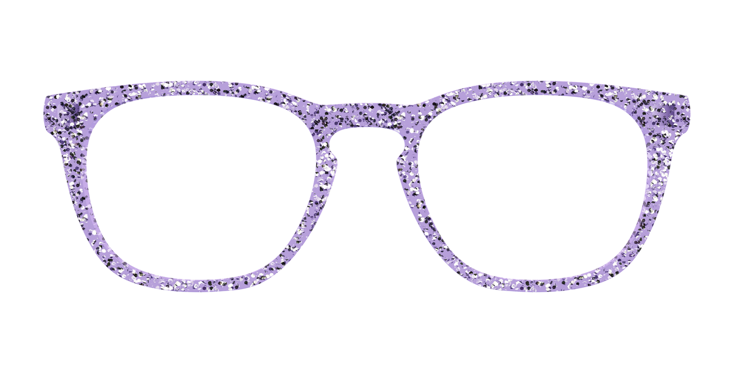 The Lavender Sparkle - Front Top Image - Pair Eyewear