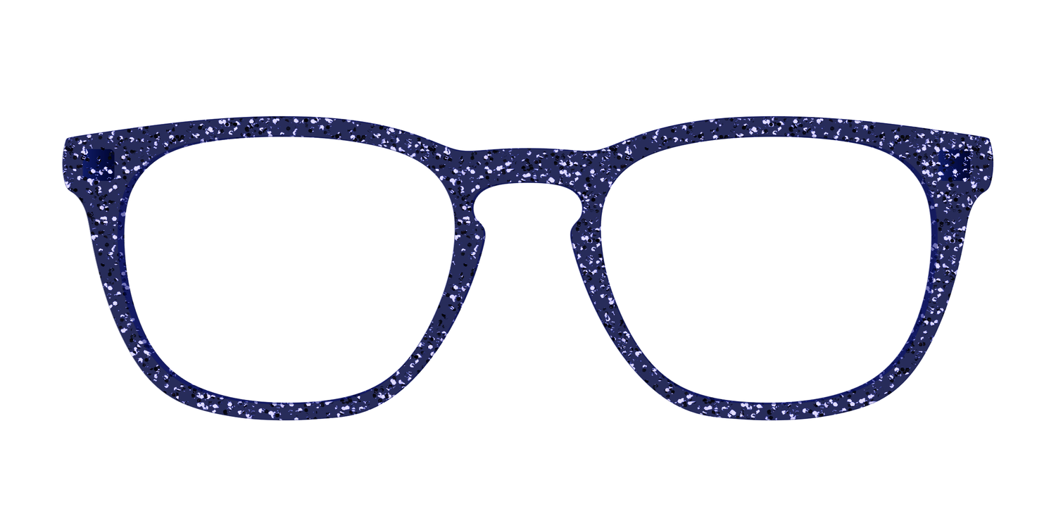 The Navy Sparkle - Front Top Image - Pair Eyewear