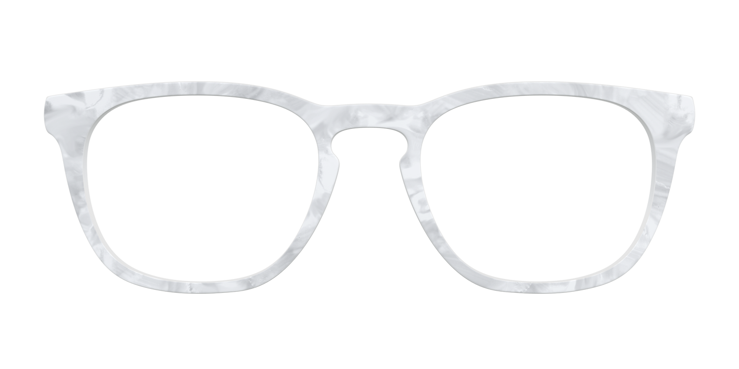 The White Pearlescent - Front Top Image - Pair Eyewear