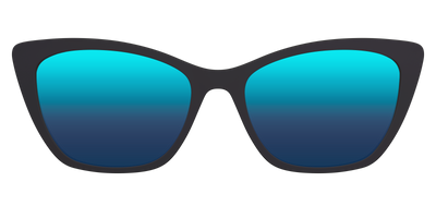 The Polarized Blue Reflective Sun Top - Front Top Thumbnail - Pair Eyewear