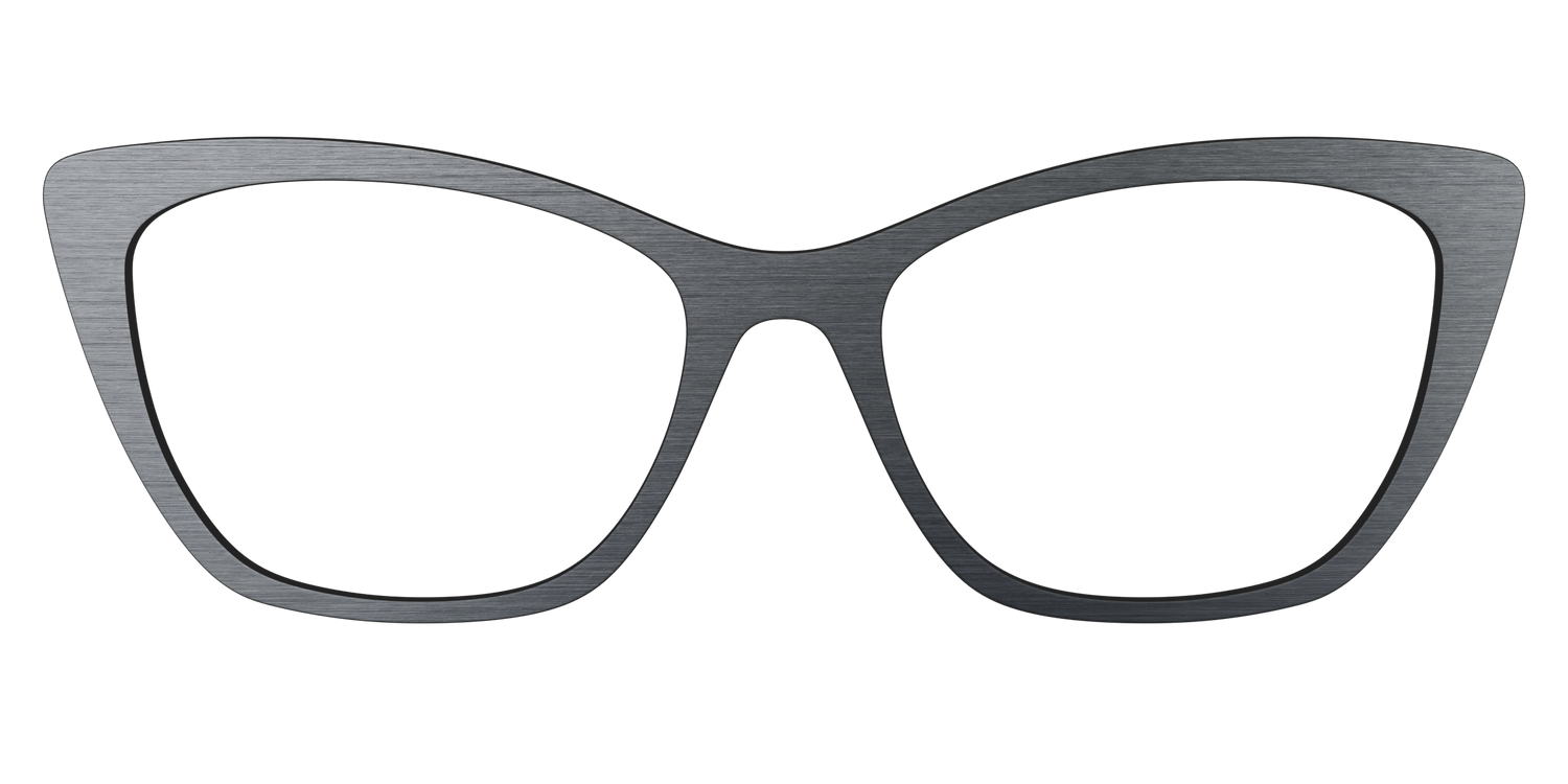 The Brushed Nickel - Front Top Image - Pair Eyewear