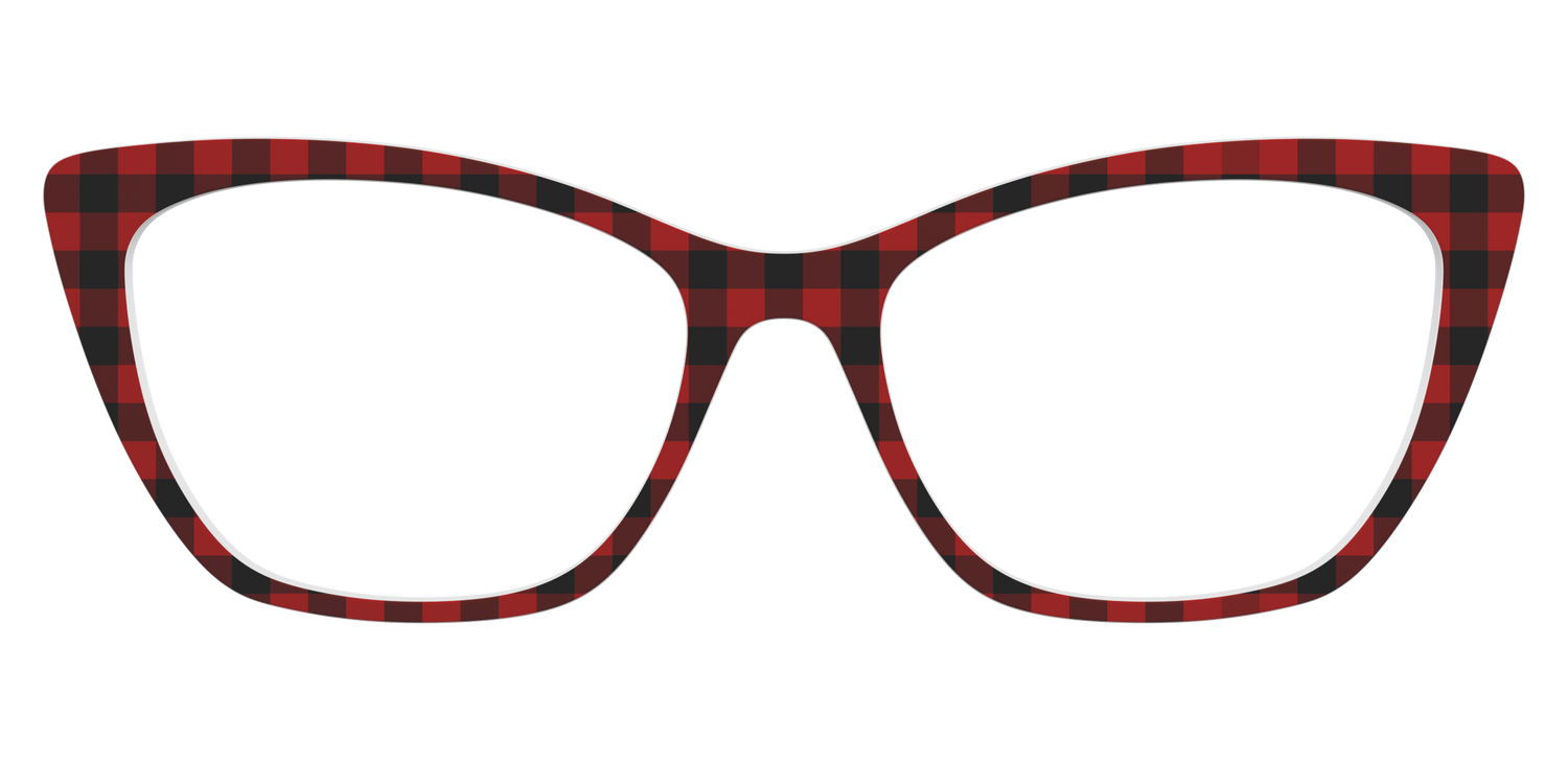 The Buffalo Plaid - Front Top Image - Pair Eyewear