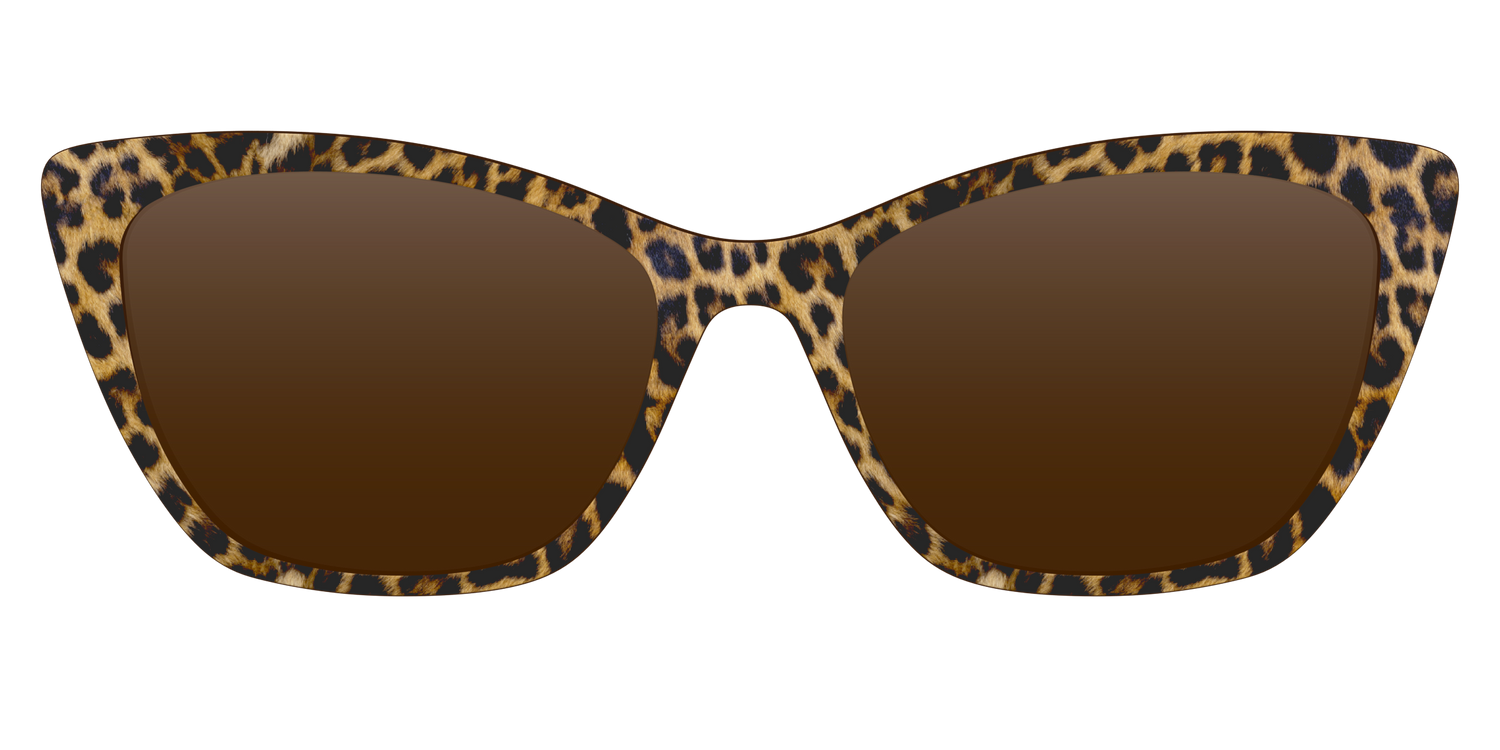 The Polarized Cheetah Spots Sun Top - Front Top Image - Pair Eyewear