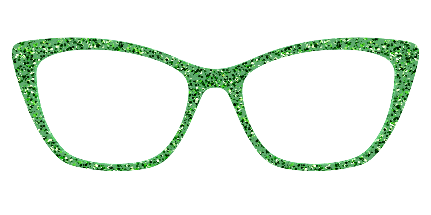 The Emerald Sparkle - Front Top Image - Pair Eyewear