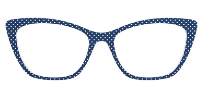 The Navy Pin Dot - Front Top Thumbnail - Pair Eyewear