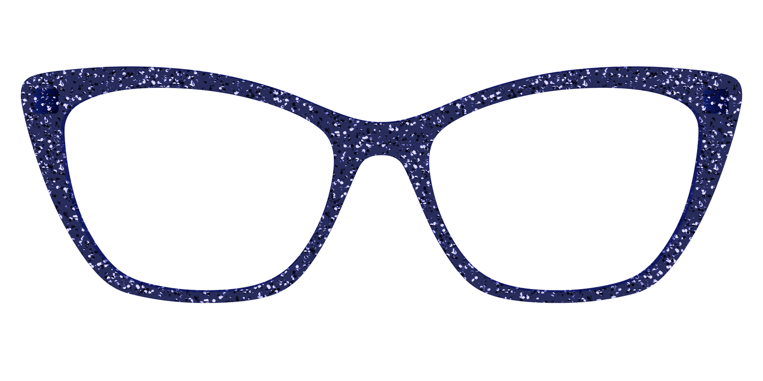 The Navy Sparkle - Front Top Image - Pair Eyewear