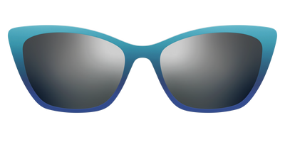 The Polarized Ocean Blue Sun Top - Front Top Thumbnail - Pair Eyewear