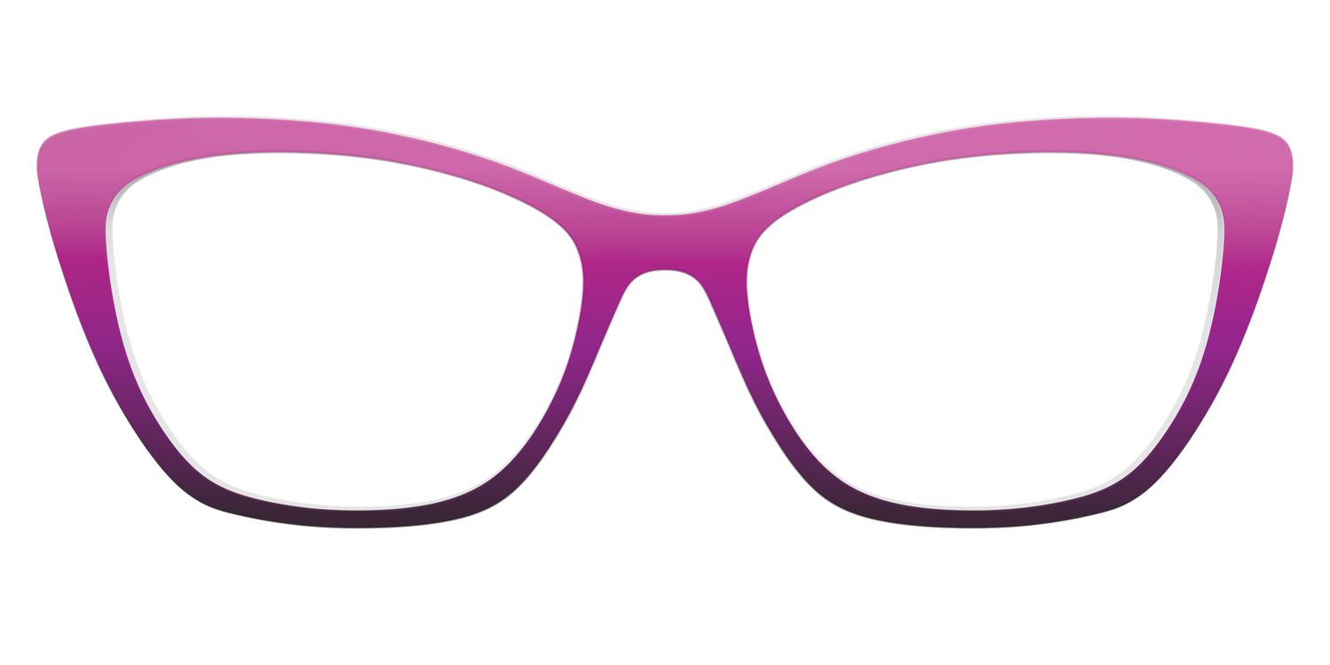 The Pink to Plum Gradient - Front Top Image - Pair Eyewear