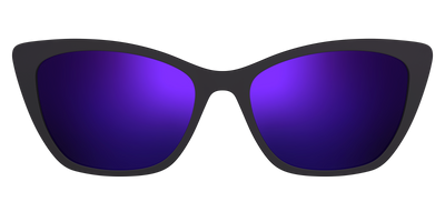 The Polarized Purple Reflective Sun Top - Front Top Thumbnail - Pair Eyewear