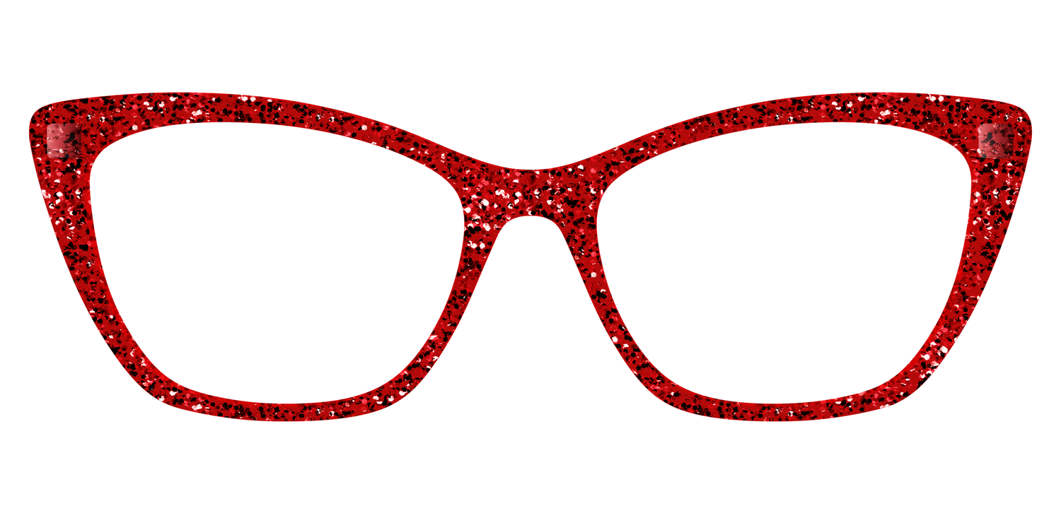 The Ruby Sparkle - Front Top Image - Pair Eyewear