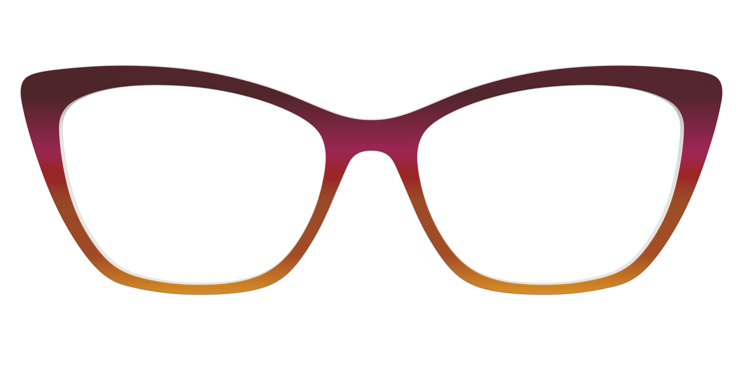 The Umber to Ochre Gradient - Front Top Image - Pair Eyewear