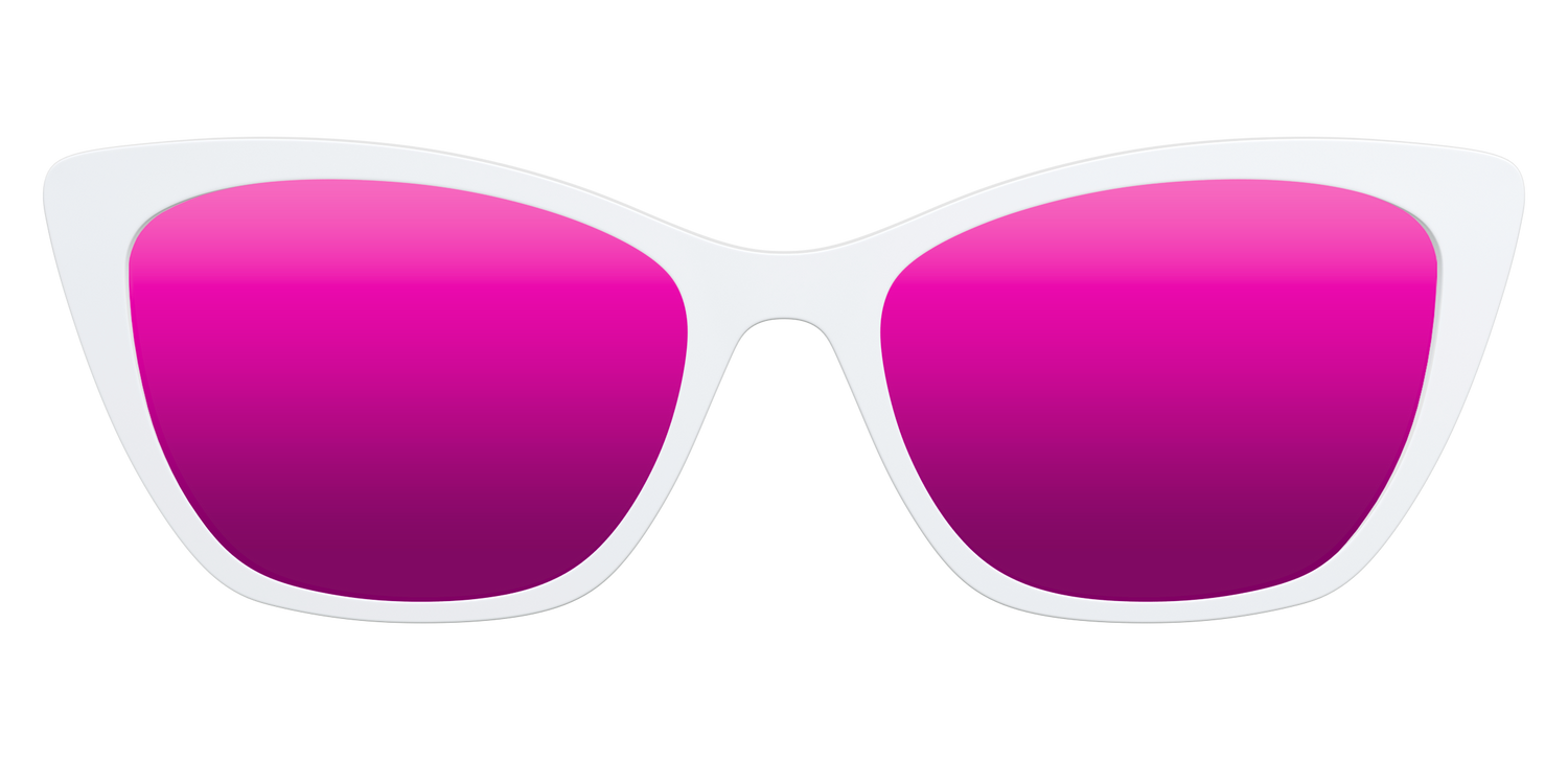 The Polarized White Sun Top - Front Top Image - Pair Eyewear
